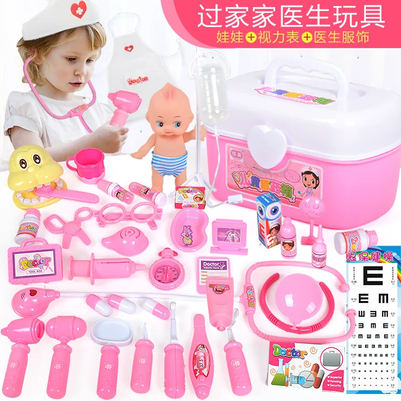 Doctor Assortments Play House Toys Children Doctor Toy Set Model Doctor Set Toolbox
Doctor Assortments Play House Toys Children Doctor Toy Set Model Doctor Set Toolbox