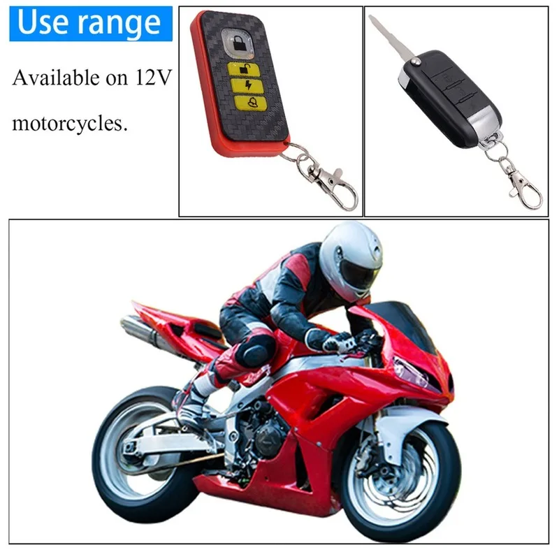 Motorcycle Anti-theft Alarm System 12V Scooter Anti-theft Security Alarm System Two-way with Engine Start Remote Keychain
Motorcycle Anti-theft Alarm System 12V Scooter Anti-theft Security Alarm System Two-way with Engine Start Remote Keychain