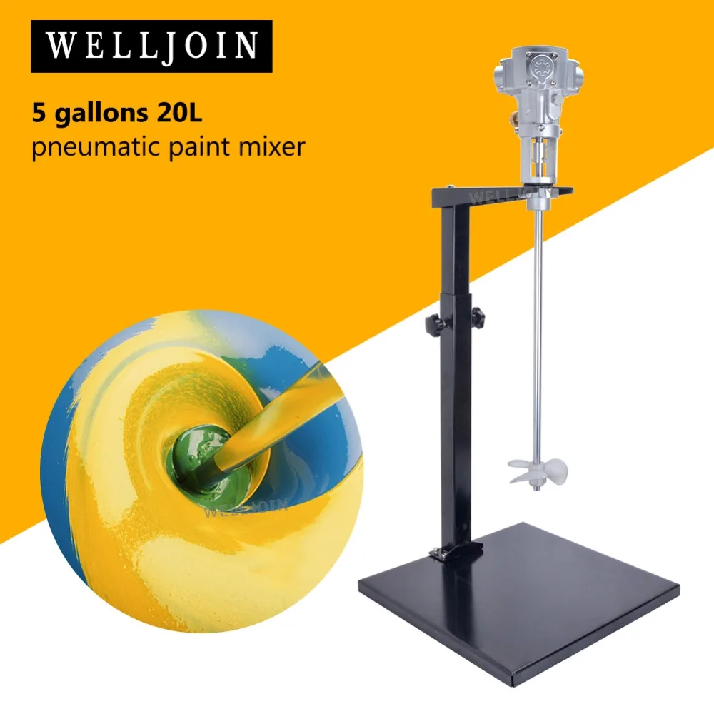 5 gallons 20L pneumatic paint mixer ink mixing machine tool blender stirrer blade customizable
5 gallons 20L pneumatic paint mixer ink mixing machine tool blender stirrer blade customizable