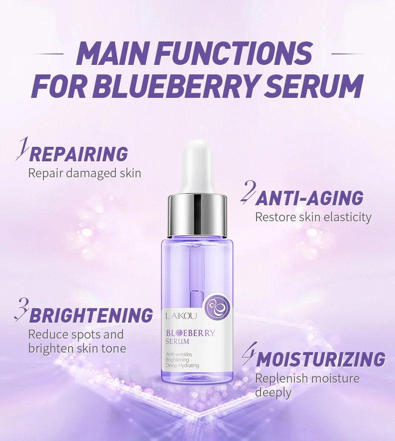 LAIKOU Blueberry Anti Wrinkles Facial Serum Brighten Skin Tone Hydrating Repair Damaged Skin Whitening Remove Spots Skin Care 17 Hd215b594629f4bbfb27ca3f203c1f5c80