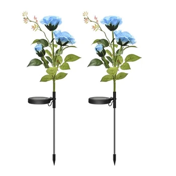 2Pcs Solar Rose Lights Solar Outdoor Lights Garden Flowers Led Waterproof Solar Lights for Garden Decoration, Yard
2Pcs Solar Rose Lights Solar Outdoor Lights Garden Flowers Led Waterproof Solar Lights for Garden Decoration, Yard
