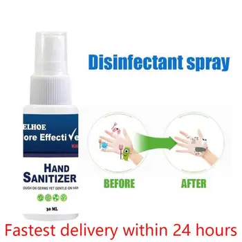 30ml Portable Hand Sanitizer Spray Anti-Bacteria Disinfectant Gel Disposable No Clean Waterless Antibacterial Hand Sanitizer
30ml Portable Hand Sanitizer Spray Anti-Bacteria Disinfectant Gel Disposable No Clean Waterless Antibacterial Hand Sanitizer