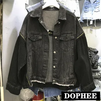 2020 New Spring Zip Decoration Denim Jacket Women's Short Jeans Coat Wash Water Loose BF Retro Cowboy Coat Outwear
2020 New Spring Zip Decoration Denim Jacket Women's Short Jeans Coat Wash Water Loose BF Retro Cowboy Coat Outwear