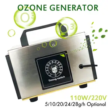 220V 5/10/20/24/28g/H Air Ozone Generator Air Purifier Sterilizer Ozonator Portable Ozonizer Cleaner Sterilizer Timing Switch 
220V 5/10/20/24/28g/H Air Ozone Generator Air Purifier Sterilizer Ozonator Portable Ozonizer Cleaner Sterilizer Timing Switch