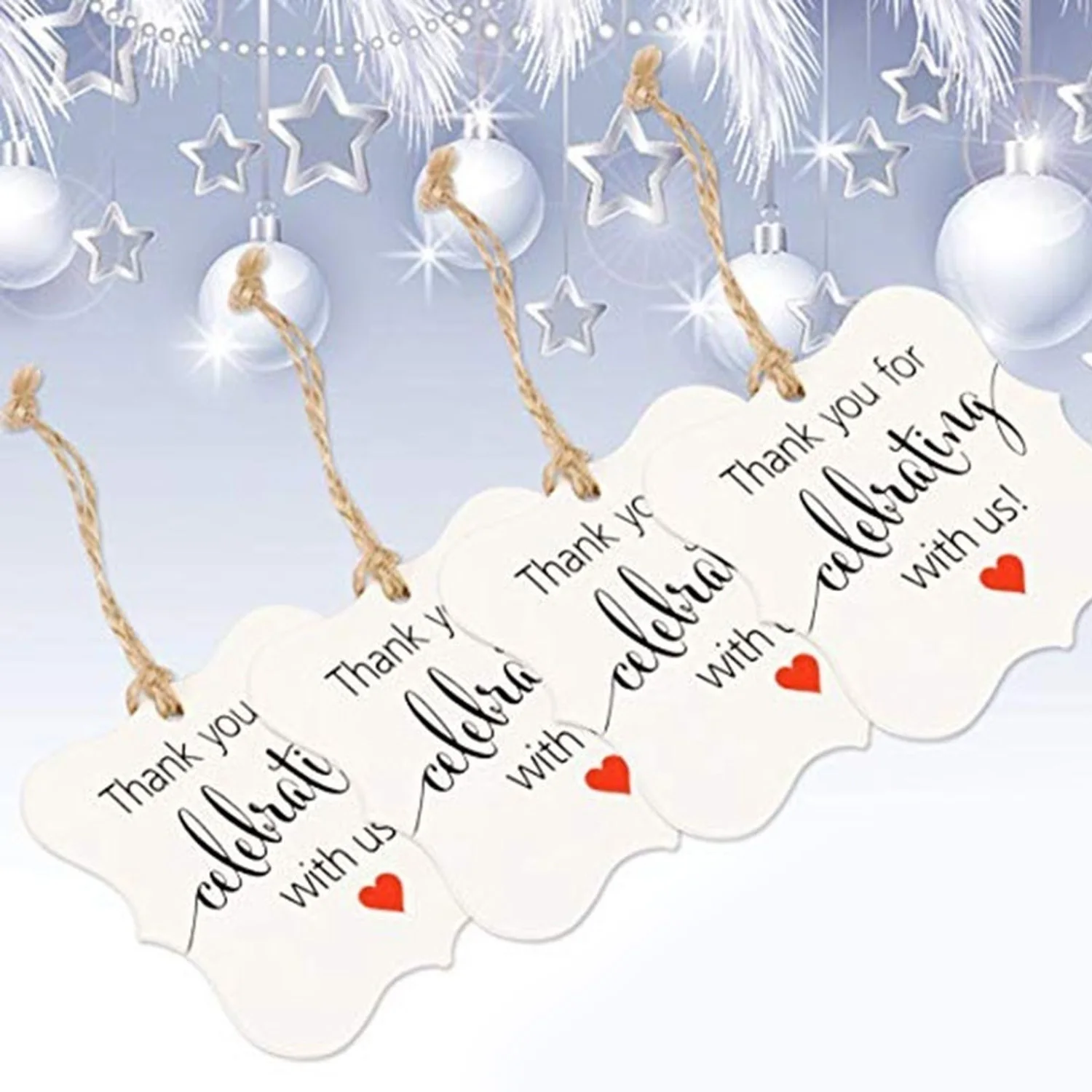 with 20m natural jute twine present pendant wedding party gif