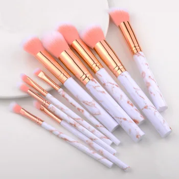 10 Pcs Professional Makeup Brush Set Tools Powder Foundation Eyeshadow Lip Eyeliner Blush Marble Face Makeup Brushes 
10 Pcs Professional Makeup Brush Set Tools Powder Foundation Eyeshadow Lip Eyeliner Blush Marble Face Makeup Brushes