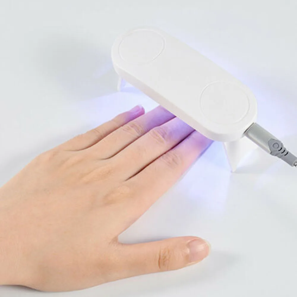Nail Gel Varnish Dryer Art Tools UV LED Nails Portable 6W Machine 3 Lamp Micro USB Cable Home | Лампы и освещение