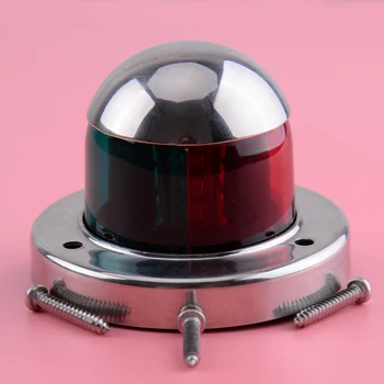 Stainless Steel DC 12V LED Marine Boat Yacht Bow Navigation Light Deck Mount Double Color Lamp
Stainless Steel DC 12V LED Marine Boat Yacht Bow Navigation Light Deck Mount Double Color Lamp