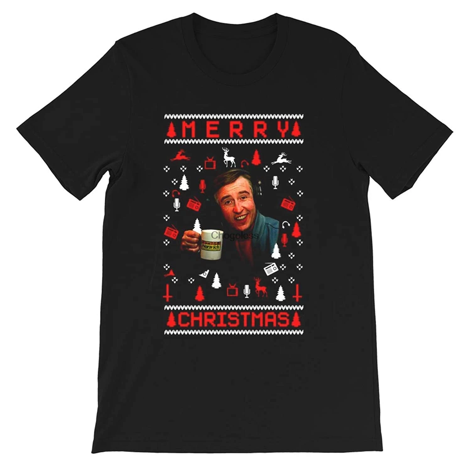 Алан Партридж Стив Коган Ага! Забавный подарок Alpha Papa' Xmas для мужчин женщин
