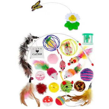 1 Set Kitten Toys Variety Pack, Cute Kitty Toys for Cats Toys Set Including Cat Fishing Pole
1 Set Kitten Toys Variety Pack, Cute Kitty Toys for Cats Toys Set Including Cat Fishing Pole