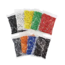 1000pcs E1008 Crimp Terminal Insulated Crimp Terminal Cold Pressed Terminal Tubular AWG #18 For Marine And Automotive
1000pcs E1008 Crimp Terminal Insulated Crimp Terminal Cold Pressed Terminal Tubular AWG #18 For Marine And Automotive