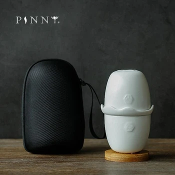 PINNY 4 Piece Set Travel Pigmented Tea Set With Bag Two Teacup With Coaster White Porcelain Portable Tea Set The Carry Drinkware
PINNY 4 Piece Set Travel Pigmented Tea Set With Bag Two Teacup With Coaster White Porcelain Portable Tea Set The Carry Drinkware