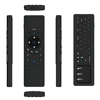 Mini 2.4GHz Wireless QWERTY Keyboard Air Mouse Touchpad Handheld Remote Control 6 Gxes Gyroscope for PC TV Android TV BOX
Mini 2.4GHz Wireless QWERTY Keyboard Air Mouse Touchpad Handheld Remote Control 6 Gxes Gyroscope for PC TV Android TV BOX