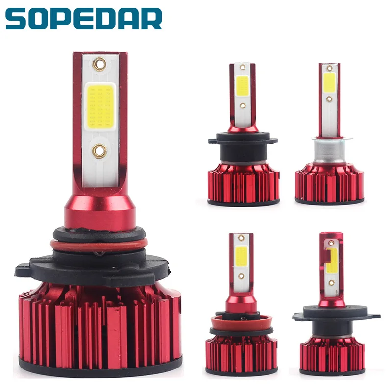 SOPEDAR 2PCS 12000LM Car LED Mini Headlight H1 H4 H7 H8 H11 9005 9006 High Power Front Bulbs Waterproof Auto Head Lamp Universal
SOPEDAR 2PCS 12000LM Car LED Mini Headlight H1 H4 H7 H8 H11 9005 9006 High Power Front Bulbs Waterproof Auto Head Lamp Universal