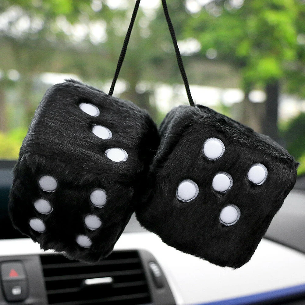 Interior Car Pendant Charms Hanging Plush Dice Rear View Mirror Ornaments Decor Adornment Suspension Accessories Gifts Craps
Interior Car Pendant Charms Hanging Plush Dice Rear View Mirror Ornaments Decor Adornment Suspension Accessories Gifts Craps