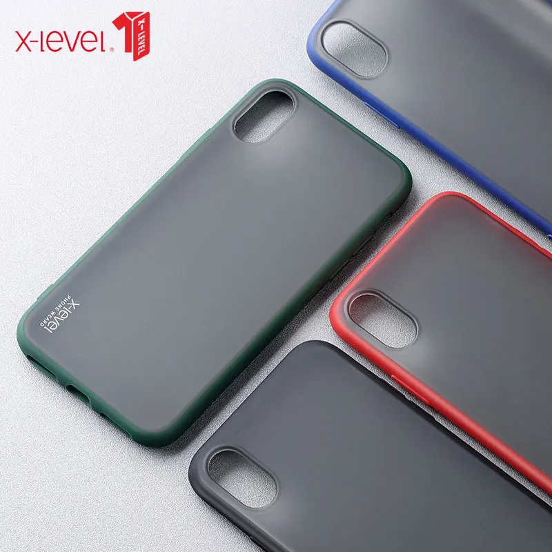 X-Level Transparent Case For iPhone X XS Max Matte PC Soft Silicone Edge Shockproof Back Phone Cover For iPhone XR Case
X-Level Transparent Case For iPhone X XS Max Matte PC Soft Silicone Edge Shockproof Back Phone Cover For iPhone XR Case