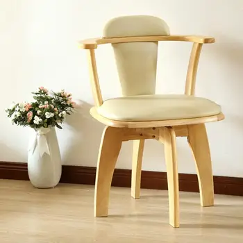 Solid Wood Rotary Chair Armrest Backrest Computer Office Chair Household Chair Modern Simple Student Writing Chair
Solid Wood Rotary Chair Armrest Backrest Computer Office Chair Household Chair Modern Simple Student Writing Chair