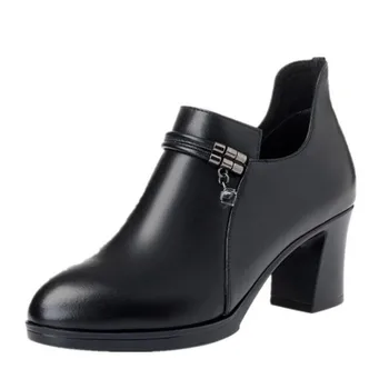 ZXRYXGS Large Size Spring Autumn Women Shoes Elegant Genuine Leather Shoes High Heeled Shoes 2020 New Winter Snow Shoes Warm
ZXRYXGS Large Size Spring Autumn Women Shoes Elegant Genuine Leather Shoes High Heeled Shoes 2020 New Winter Snow Shoes Warm