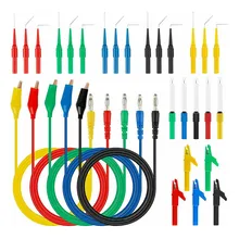 30pcs Digital Multimeter Test Lead Alligator Clip Back Probe Pin Kit Measuring Instruments Inteligent Electrician Teater Tool
30pcs Digital Multimeter Test Lead Alligator Clip Back Probe Pin Kit Measuring Instruments Inteligent Electrician Teater Tool
