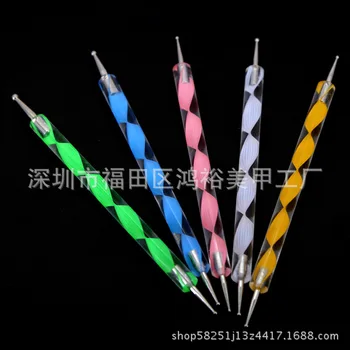 

Nail Art Rhinestones Picking Pen Drawing Needle 5 Fulcrum zuan bi French Manicure Phototherapy a Spiral 5 Pack