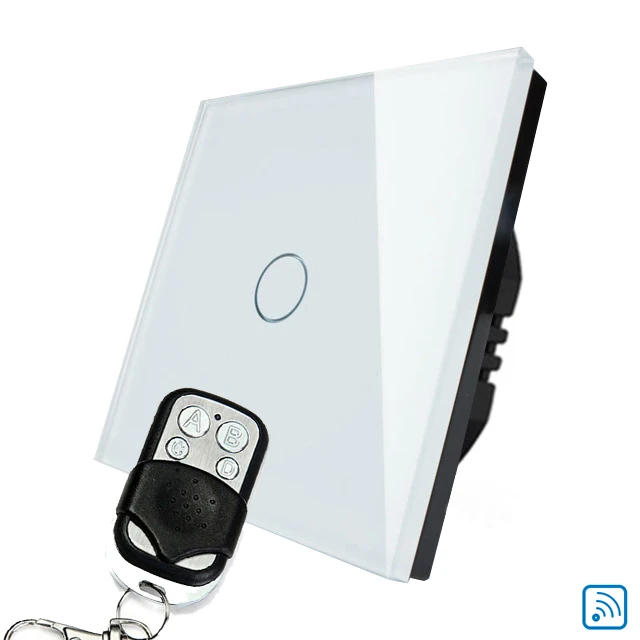 Free shipping wireless remote control wall touch switch EU 1 gang touch switches screen light smart switch with controller 220v
Free shipping wireless remote control wall touch switch EU 1 gang touch switches screen light smart switch with controller 220v