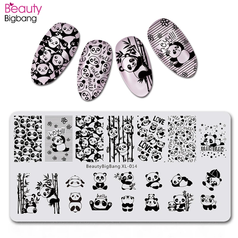 BeautyBigBang Stamping For Nails 6*12cm Stamping Plates Geometry Lines Panda Nail Art Stamp Template Nail Mold BBB XL-009
BeautyBigBang Stamping For Nails 6*12cm Stamping Plates Geometry Lines Panda Nail Art Stamp Template Nail Mold BBB XL-009