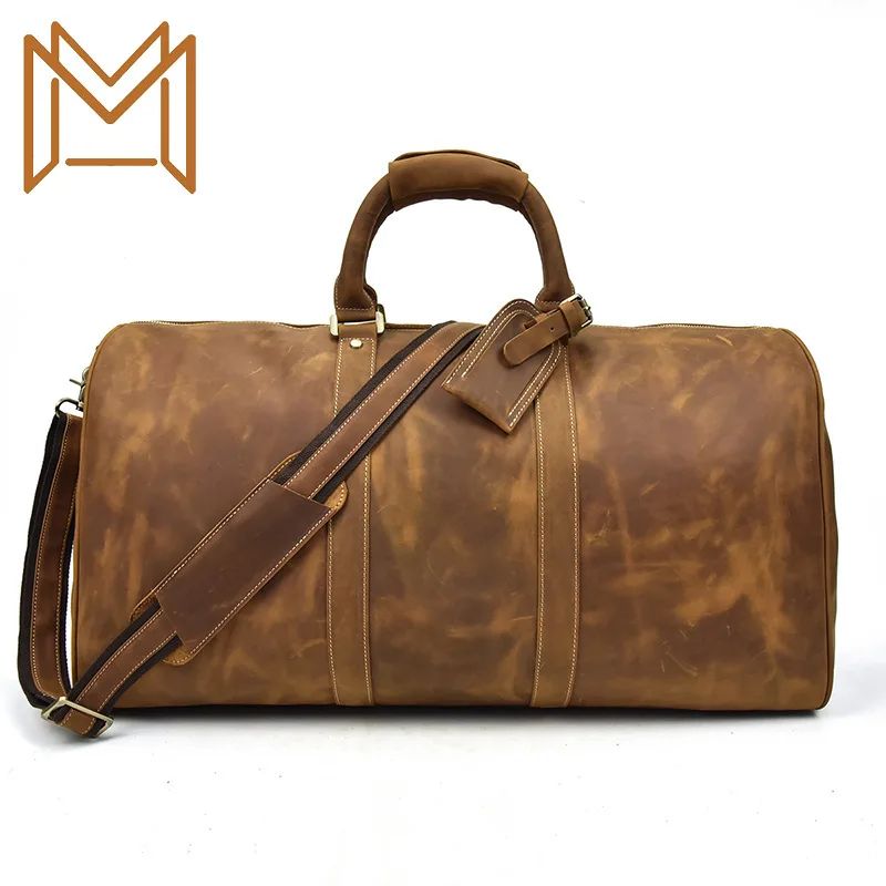 Crazy Horsehide Travelling Bag Man Genuine Leather Portable Layer Cowhide Single Shoulder Package Diagonal Luggage
Crazy Horsehide Travelling Bag Man Genuine Leather Portable Layer Cowhide Single Shoulder Package Diagonal Luggage
