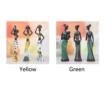 3 Pcs Gift Exquisite Display Resin Home Sculptures Decor Handmade Exotic Craft Statue Table Figurine African Lady
3 Pcs Gift Exquisite Display Resin Home Sculptures Decor Handmade Exotic Craft Statue Table Figurine African Lady