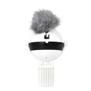 Electronic Motion Cat Toy Cat Teaser Toy Yo-Yo Lifting Ball Electric Flutter Rotating Interactive Puzzle Smart Pet Cat Ball Toy