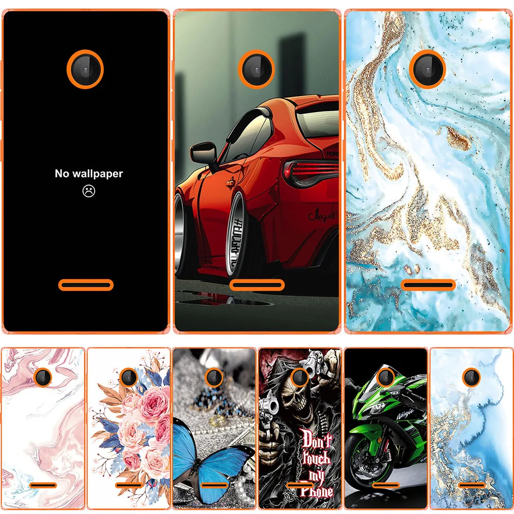 Чехлы и чехлы для телефонов Microsoft Lumia 430 435 Nokia 520 530 Модный чехол с мраморным