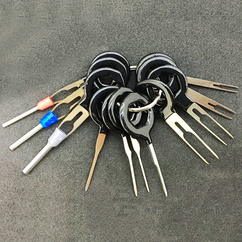 18Pcs 11Pcs Car Wire Terminal Removal Tool Car Electrical Wiring Crimp Connector Pin Extractor Kit Automotive Plug Picking Tool
18Pcs 11Pcs Car Wire Terminal Removal Tool Car Electrical Wiring Crimp Connector Pin Extractor Kit Automotive Plug Picking Tool