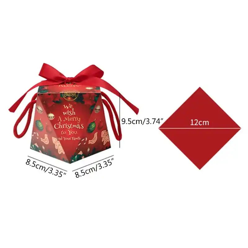 new christmas gift box christmas eve santa claus peace fruit box