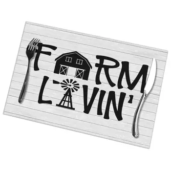 Set of 6 Farm Livin Farmer Barn Windmill Placemats for Dining Table Place Mat in Kitchen Accessories Cup Wine Mat
Set of 6 Farm Livin Farmer Barn Windmill Placemats for Dining Table Place Mat in Kitchen Accessories Cup Wine Mat