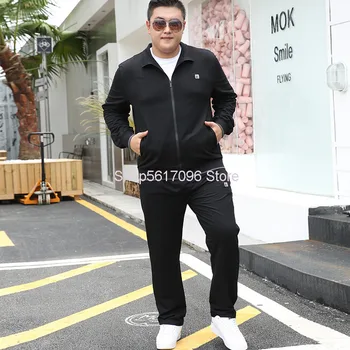 Men Autumn Extra Large Size Two-piece Set Fat Plus Fat Plus Loose Sports Suit Fat Man Trousers Dad Fashion
Men Autumn Extra Large Size Two-piece Set Fat Plus Fat Plus Loose Sports Suit Fat Man Trousers Dad Fashion