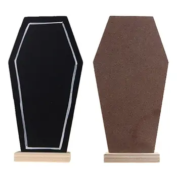 1pc Wooden Tombstone Blackboard Chalkboard Message Memo Chalk Board Halloween Decor
1pc Wooden Tombstone Blackboard Chalkboard Message Memo Chalk Board Halloween Decor