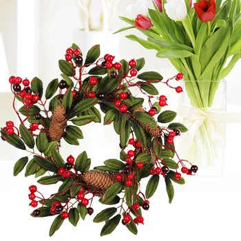 1pc Christmas Wreath Entry Staircase Showcase Porch Doorway Decoration for Holiday
1pc Christmas Wreath Entry Staircase Showcase Porch Doorway Decoration for Holiday