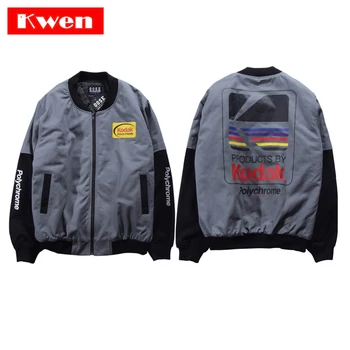Hip Hop Street clothing Bomber Jacket Harajuku Pilot Street Printing Kodak Jackets Men Women Coat Brand Clothing 5XL large size
Hip Hop Street clothing Bomber Jacket Harajuku Pilot Street Printing Kodak Jackets Men Women Coat Brand Clothing 5XL large size