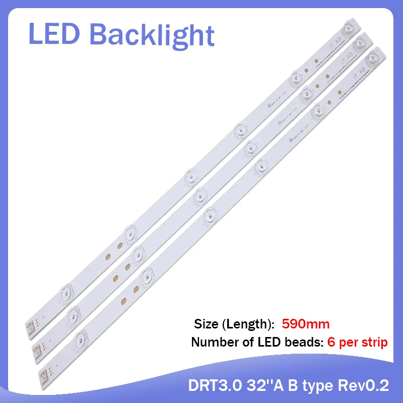 New 15 PCS LED backlight bar perfect replacem for 32MB25V LGIT A B innotek DRT 3.0 32 A B 6916l-1974A 6916l-1975A 6LED 3 PCS
New 15 PCS LED backlight bar perfect replacem for 32MB25V LGIT A B innotek DRT 3.0 32 A B 6916l-1974A 6916l-1975A 6LED 3 PCS