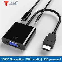HDMI-Compativel COM VGA Adaptador Cabo Macho Para Famale Conversor 1080P VGA 3.5 Aux Cabo USB Para Computador Projetor TV
HDMI-Compativel COM VGA Adaptador Cabo Macho Para Famale Conversor 1080P VGA 3.5 Aux Cabo USB Para Computador Projetor TV
