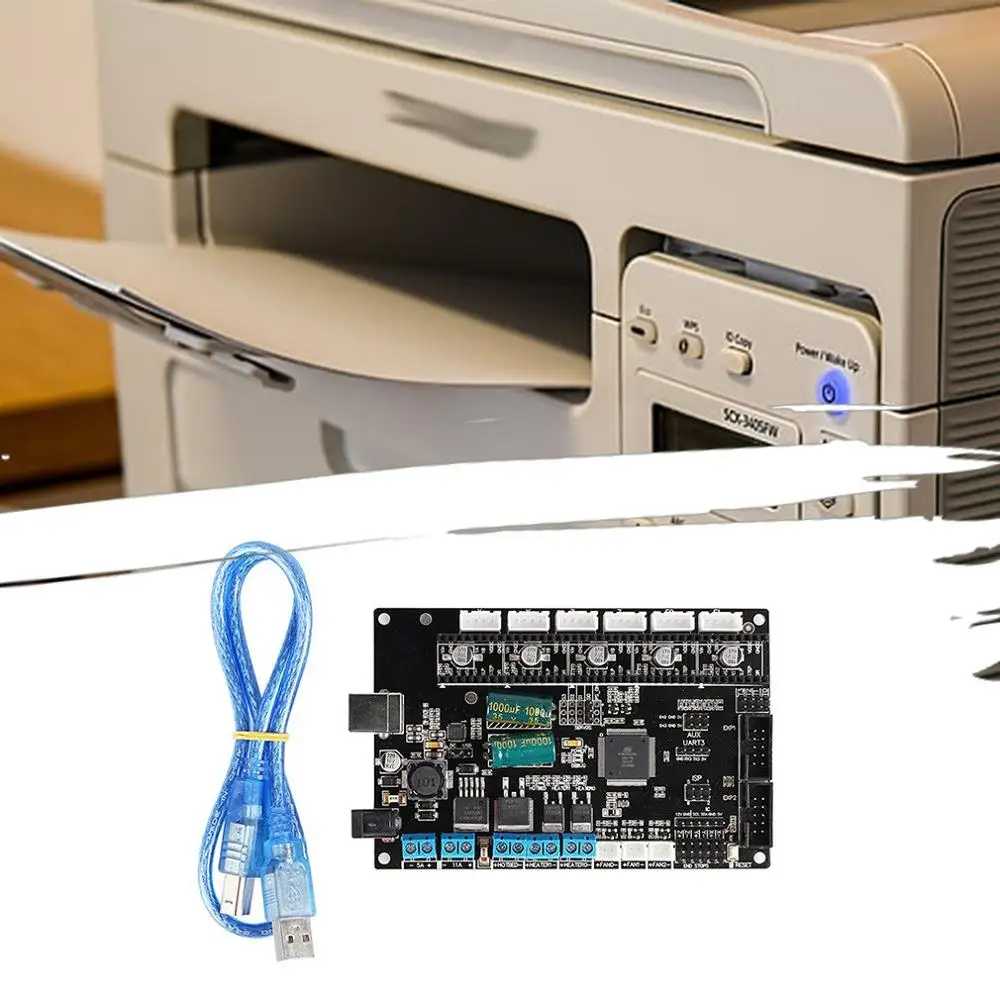 Motherboard 3D Printer Accessories TriGorilla Main board Compatible Mega2560 & RAMPS1.4 4 Layers PCB Controller Board for RepRap
Motherboard 3D Printer Accessories TriGorilla Main board Compatible Mega2560 & RAMPS1.4 4 Layers PCB Controller Board for RepRap