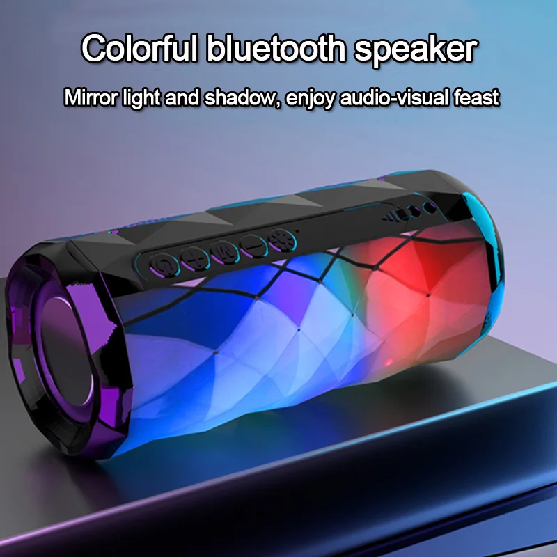 2021 new Portable bluetooth speake bass color cool polygonal design waterproof wireless speaker high-definition noise reduction
2021 new Portable bluetooth speake bass color cool polygonal design waterproof wireless speaker high-definition noise reduction