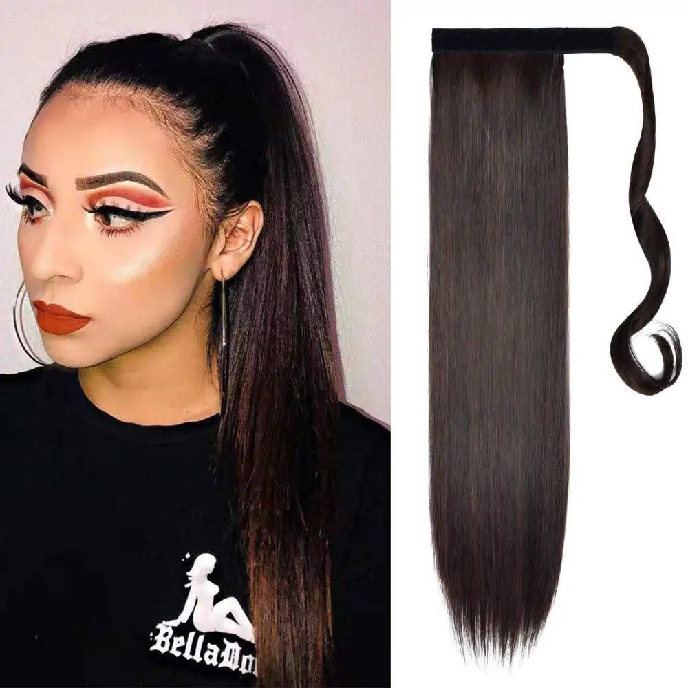 Kong&Li straight Real Natural Ponytail Hair Extension Clip in Ponytail tail Hair Extensions Wrap Around on Synthetic Hair Piece
Kong&Li straight Real Natural Ponytail Hair Extension Clip in Ponytail tail Hair Extensions Wrap Around on Synthetic Hair Piece