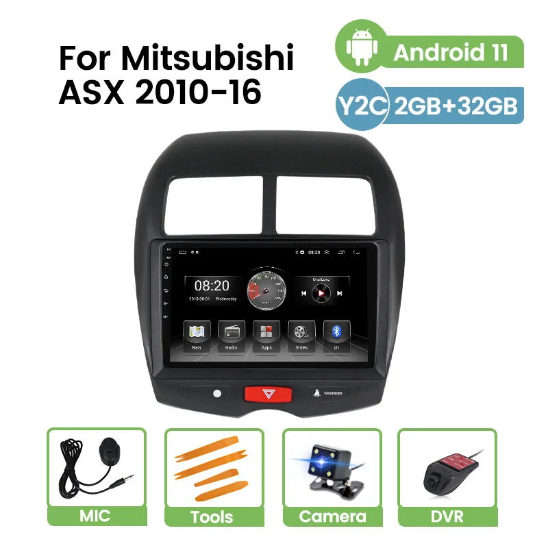 HD 1024*600 Android 11 Car Radio Multimedia Video Player Navigation GPS For Mitsubishi ASX 2010-2016 Carplay+Auto BT DSP RDS FM 
HD 1024*600 Android 11 Car Radio Multimedia Video Player Navigation GPS For Mitsubishi ASX 2010-2016 Carplay+Auto BT DSP RDS FM