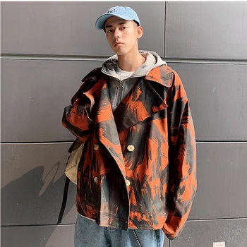 Men Blazer Casual Suit Jacket Man Vogue Fashion Printed Jackets Mens Youth Streetwear Lapel Camouflage lapel Coat Male Spring
Men Blazer Casual Suit Jacket Man Vogue Fashion Printed Jackets Mens Youth Streetwear Lapel Camouflage lapel Coat Male Spring