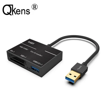 500MB/S High Speed XQD 2.0 Memory Card Writer Adapter USB 3.0 XQD Card Reader for Sony for Lexar & Canon XQD Card with USB Mark
500MB/S High Speed XQD 2.0 Memory Card Writer Adapter USB 3.0 XQD Card Reader for Sony for Lexar & Canon XQD Card with USB Mark