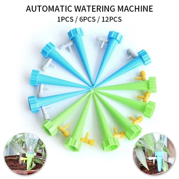 Plant Self Watering Spikes Self Irrigation Watering Drip with Control Valve Switch forPlants Flowers Garden Home Tools 
Plant Self Watering Spikes Self Irrigation Watering Drip with Control Valve Switch forPlants Flowers Garden Home Tools