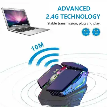 Wireless Rechargeable Mice Gaming Mouse Optical USB 1600 DPI LED Backlit Mice Gaming Mouse Gamer Logitech For Laptop Computer
Wireless Rechargeable Mice Gaming Mouse Optical USB 1600 DPI LED Backlit Mice Gaming Mouse Gamer Logitech For Laptop Computer