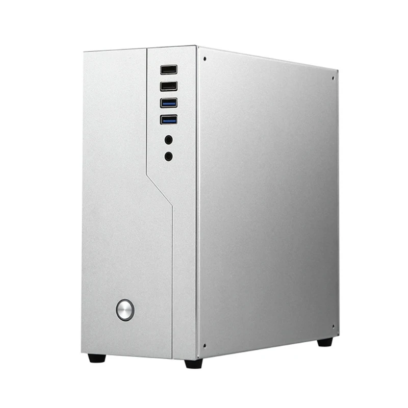 Новинка 2021 чехол для игрового компьютера FH01 Micro Mini Tower HTPC алюминиевый корпус ITX с USB