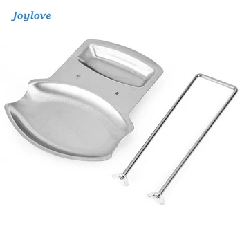 JOYLOVE Stainless Steel Pan Pot Rack Cover Lid Rest Stand Spoon Holder Home Applicance The Goods For Kitchen Accessories 
JOYLOVE Stainless Steel Pan Pot Rack Cover Lid Rest Stand Spoon Holder Home Applicance The Goods For Kitchen Accessories
