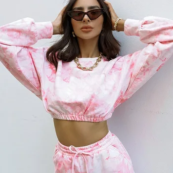 NCLAGEN Fashion Tie Dye Casual Pullover Women Crop Top Loose Sweatshirts Autumn Spring Long Sleeve Harajuku O Neck Hoodies Tops 
NCLAGEN Fashion Tie Dye Casual Pullover Women Crop Top Loose Sweatshirts Autumn Spring Long Sleeve Harajuku O Neck Hoodies Tops